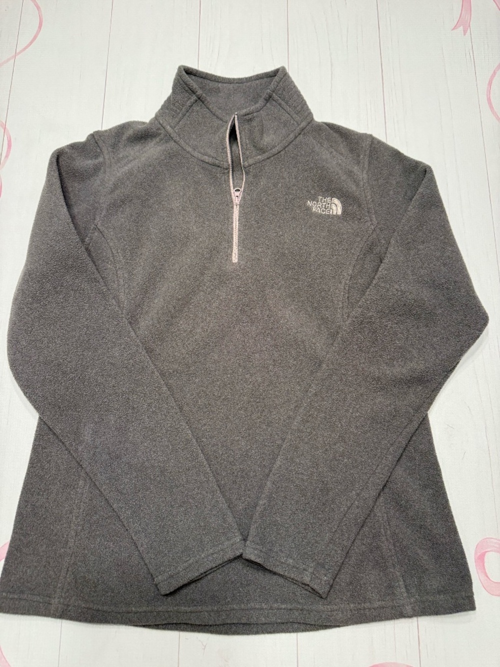 The North Face 1/4 zip fleece Jacket Size M
